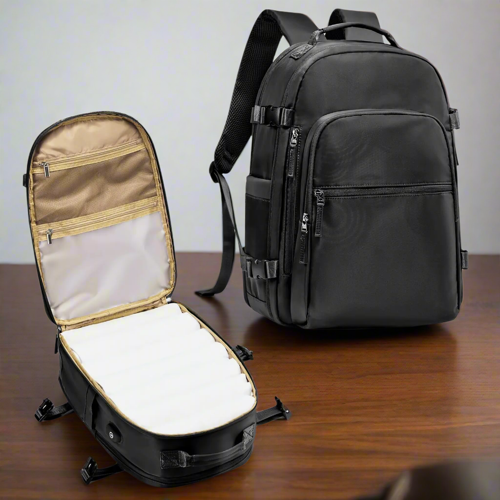 Coowoz Large Travel Backpack – Flight-approved, waterproof, and highly functional