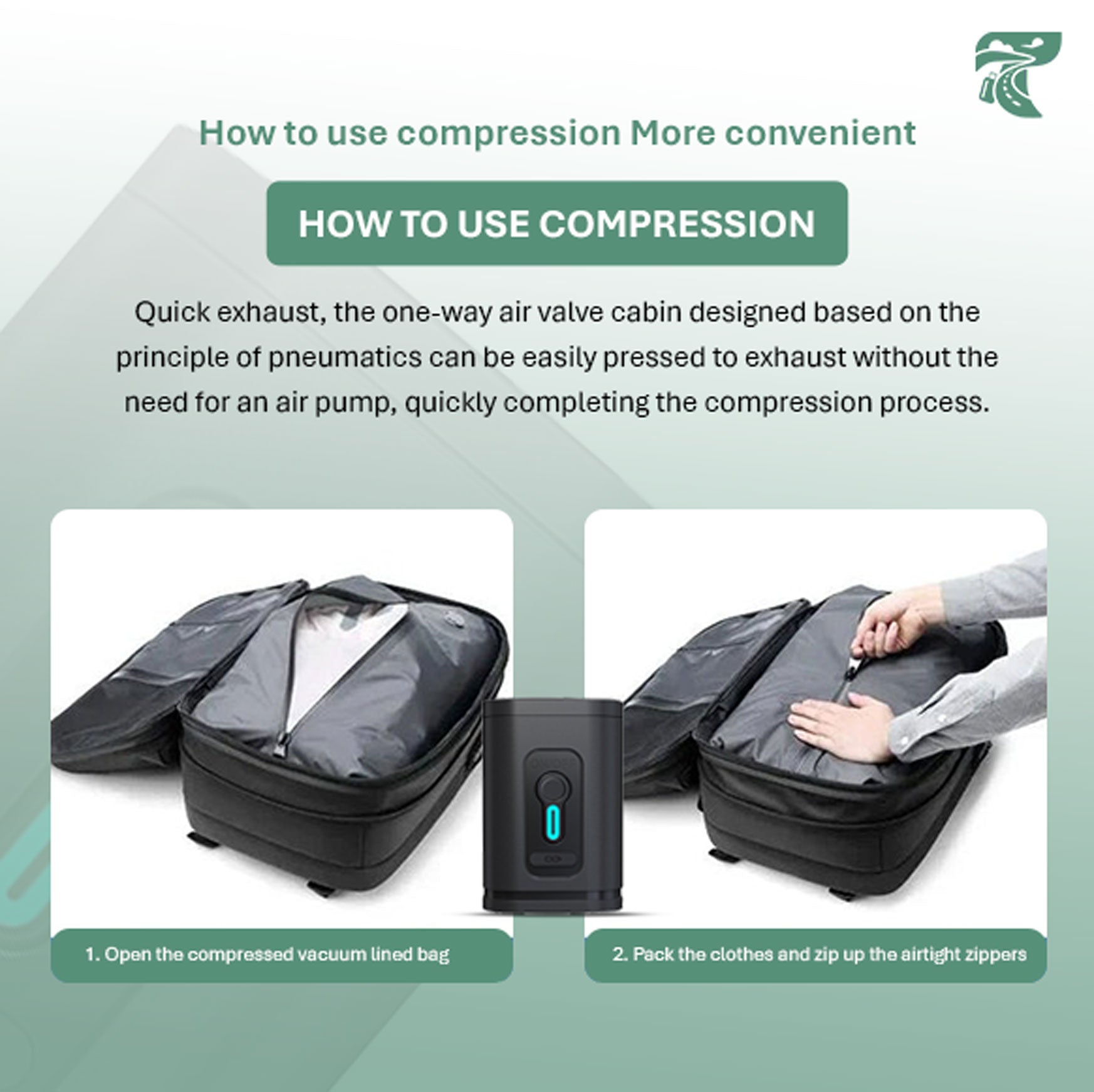 Vacuum Compression Backpack