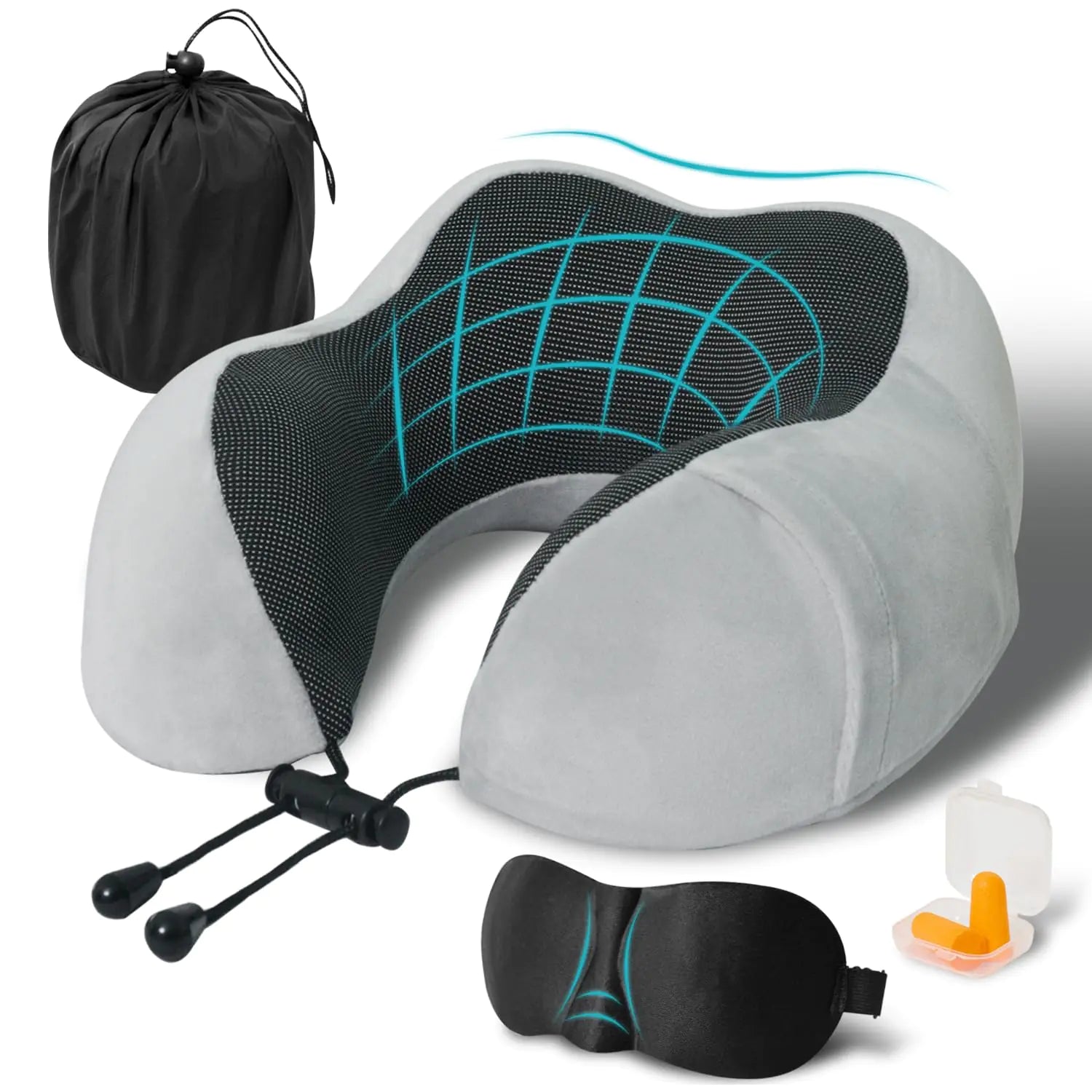Memory Foam Travel Neck Pillow – Ultimate Comfort & Support